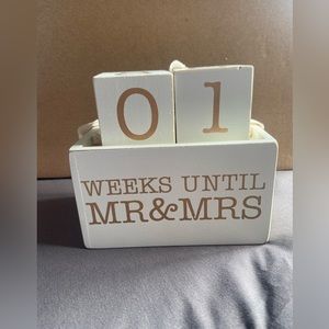 Home Decor - Wedding or Personalized Countdown Blocks